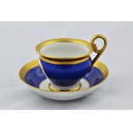 Cup and saucer, circa 1920, model 710 - painter R. Wunderlich