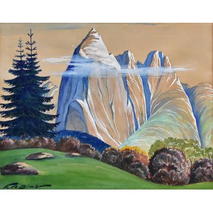 Fritz-August BIMLER (1890-1966), Mountain Landscape