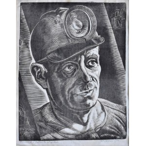 Pawel STELLER (1895-1974), Silesian miner, 1950
