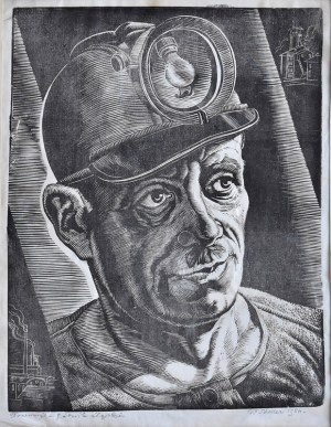 Paweł STELLER (1895-1974), Górnik śląski, 1950