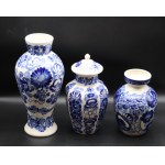 Set of Three Ceramic Vases, Fajans Włocławek