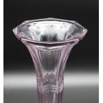 Art-Deco Glass Vase Zawiercie Glassworks, 1949