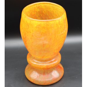 Glass Vase Wieslaw Sawczuk Kamionka Lysa Gora