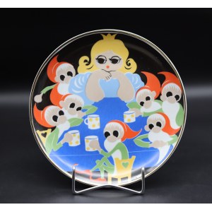 Porcelain Fairy Tale Plate Snow White Karolina