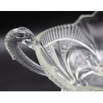 Glas-Gardiniera mit Drachen-Hortensie Glashütte