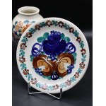 Set of Ceramic Decorative Dishes Fajans Wloclawek
