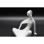 Porcelain Figurine GIRL SITTING H. Jedrasiak Ćmielów 1958r