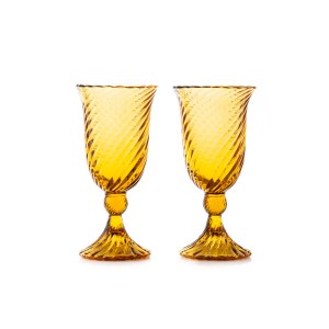 Set of two honey cups Spirelli - proj. Ryszard SERWICKI (1948-2020)