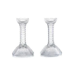 A pair of Cora candlesticks - designed by Eryka TRZEWIK-DROST (b. 1931).