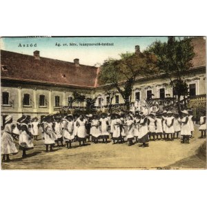 1923 Aszód, Ágostai evangélikus hitvallású leánynevelő intézet. Töpfer Béla kiadása (EK)
