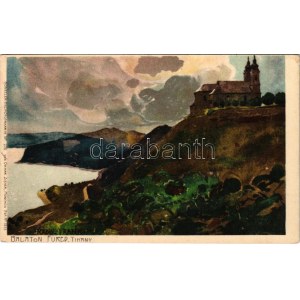 Balatonfüred, Tihany. Künstler Heliocolorkarte No. 2790. von Ottmar Zieher litho s: Raoul Frank