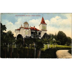 1913 Balatonfüred, Herceg prímás nyaralója, szőlőskert (fl)