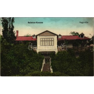 1914 Balatonkenese, Nagy villa. Rékai Gábor kiadása (EK)