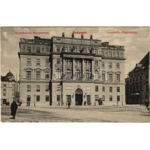 1907 Budapest I. Honvédelmi Minisztérium a várban. M.T. és F.I. Koch és Pór