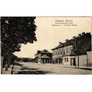 1916 Budapest III. Óbuda, Honvéd élelmezési raktár a Vörösvári úton