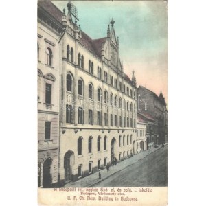 1911 Budapest VI. Református egyház skót elemi és polgári iskolája. Vörösmarty utca 49.