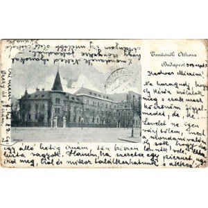 1903 Budapest VIII. Tanítónők Otthona. Orczy út 6. (EK)