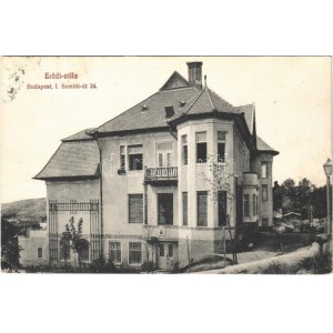 1932 Budapest XI. Gellérthegy, Erődi villa, Somlói út 24. (EK)