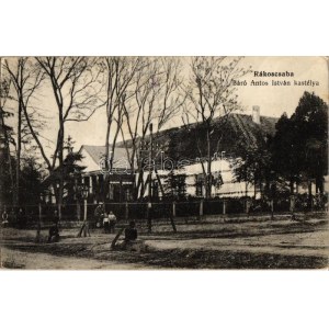 1916 Budapest XVII. Rákoscsaba, Báró Antos István kastélya. Varga Mihály kiadása (EK)