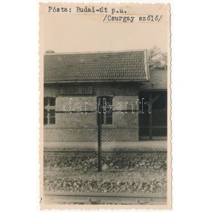 1939 Cegléd, Budai út vasútállomás (Budai út 226. sz. őrház). Posta: Csurgay szőlő, Fantó fényképész Kecskemét, photo ...