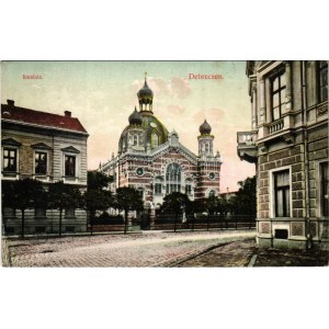 1914 Debrecen, Izraelita Imaház, zsinagóga. Horovitz Zsigmond kiadása