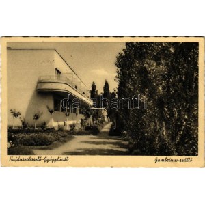 1944 Hajdúszoboszló-gyógyfürdő, Gambrinus szálló + Portó