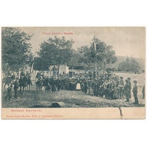 1910 Harta (Kalocsa), Polgár lakodalom. Molnár Gyula kiadása, Klein J. fényképész felvétele (EB...