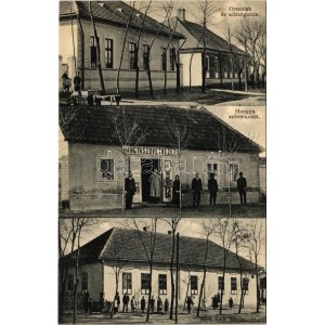 1928 Jászfelsőszentgyörgy (Jászberény), Orvoslak és községháza, Hangya szövetkezet üzlete...