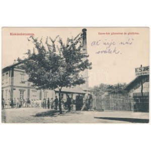 1915 Kiskundorozsma (Szeged), Eszes-féle gőzmalom és gőzfűrész (EK)