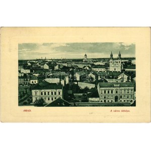 1910 Arad, város látképe, Lux Udvar. W.L. Bp. 234. Mandl Ignác kiadása / general view