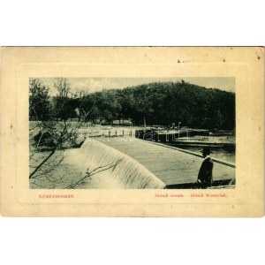1914 Boksánbánya, Németbogsán, Deutsch-Bogsan, Bocsa Montana; Bründl vízesés. W.L.Bp. 117. 1911-14. / Wasserfall ...