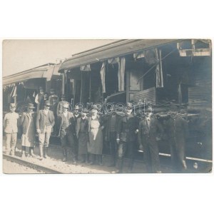 1913 Botfalu, Brenndorf, Bod (Brassó, Kronstadt, Brasov); Vasúti szerencsétlenség október 29-én, vonatroncs...