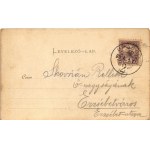 1900 Brassó, Kronstadt, Brasov; M. kir. pénzügyi palota / Finanzpalais. Julius Müller's Nachfolger Tartler & Schreiber ...