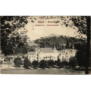 1911 Brassó, Kronstadt, Brasov; Fellegvár sor / Schlossbergzeile / Cetatuia villas (EK)