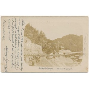 1905 Felsőbánya, Baia Sprie; Keleti bánya, Teréz akna. Márczy Lajos felvétele / mine. photo (EK...