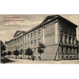 1906 Gyulafehérvár, Karlsburg, Alba Iulia; Római katolikus főgimnázium. Papp György kiadása ...