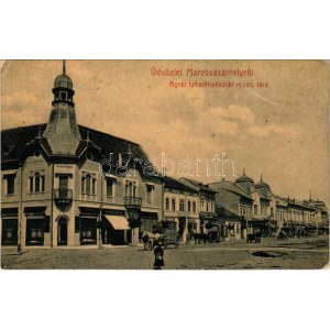 1907 Marosvásárhely, Targu Mures; Agrár takarékpénztár részv. társ, Landau Berta üzlete...
