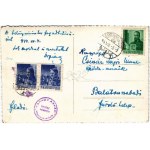 1944 Marosvásárhely, Targu Mures; Belügyminiszter fogadtatása. Várady Árpád építészmérnök levele ...