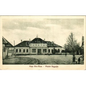 1941 Nagyajta, Nagy-Ajta, Aita Mare; Piactér, községháza / square, town hall