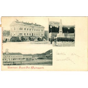 1901 Sepsiszentgyörgy, Sfantu Gheorghe; Állami polgári leányiskola, Fiú árvaház, 1848...