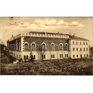 1912 Temesvár, Timisoara; Tüzér szertár. Koronaherceg tőzsde kiadása / K.u.k. Artillerie Zeugsdepot ...