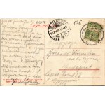 1907 Bártfa, Bártfafürdő, Bardejovské Kúpele, Bardiov, Bardejov; Meleg vasas fürdők. Pelcz Lipót kiadása / spa, bath ...