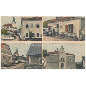 Bélabánya, Banská Belá (Selmecbánya, Schemnitz, Banská Stiavnica); Oldinger római katolikus leány iskola, utca, templom...