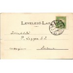 1905 Eperjes, Presov; Fő utca, Lefkovits Emil, Krausz R., Goldberger Márk üzlete, Kassai sörcsarnok. Divald ...