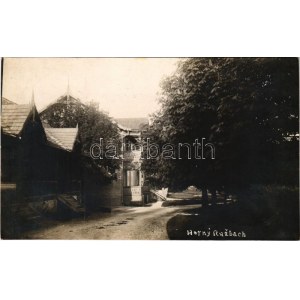 1925 Felsőzúgó-fürdő, Ruzsbachfürdő, Bad Ober Rauschenbach, Kúpele Vysné (Horny) Ruzbachy; utca / street...