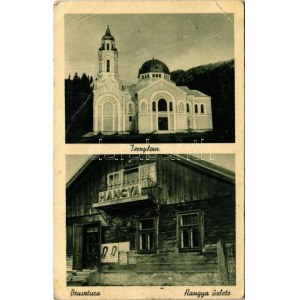1940 Brusztura, Lopuhiv, Lopukhiv; templom, Hangya üzlete és saját kiadása / church, cooperative shop (fa...