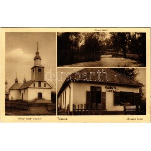 1940 Ilonca, Ilnicja, Il'nytsya; Görögkeleti templom, Ilnyicka patak, Hangya üzlete és saját kiadása ...