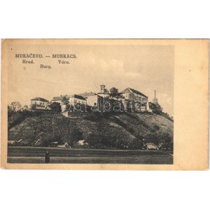 1923 Munkács, Mukacheve, Mukachevo, Mukacevo; vár / Burg / castle