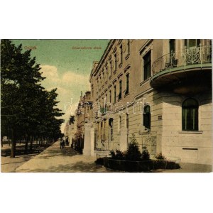 1908 Eszék, Essegg, Osijek; Chavrakova ulica / utca. Lederer & Popper / street