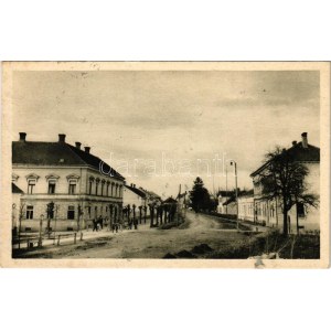 1933 Gerzence, Garesnica; Fő utca / main street. Foto Zver